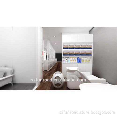 Nail Salon Dispaly Showcase With 3D Free Design
